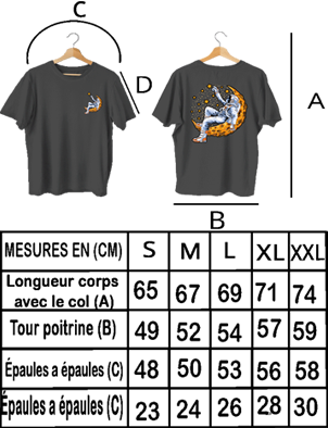 t-shirt personnalise fes les tailles femme