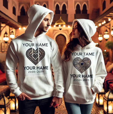 Sweat personnalisé couple Maroc