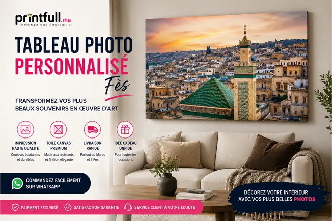 tableau photo personnalisé Fès